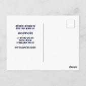 カスタム バチェラーパーティー ラスベガス旅行 招待状 (裏面)