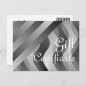 カスタム&バックグラー付きの文字証明書。 ポストカード (正面/裏面)