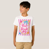 カスタム バックトゥスクール 学年 ギフト 先生 Tシャツ (正面フル)