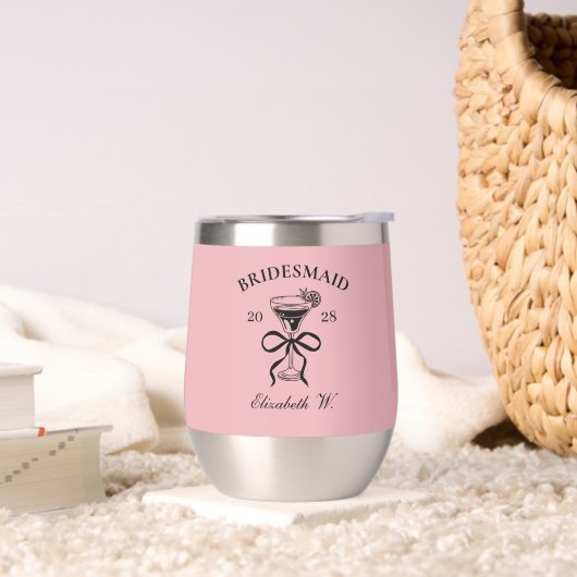 カスタム バッハ クラブ ブライズメイド ワイン タンブラー (リビング)