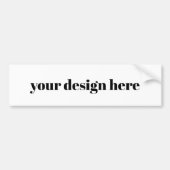 カスタム バンパーステッカー (正面)