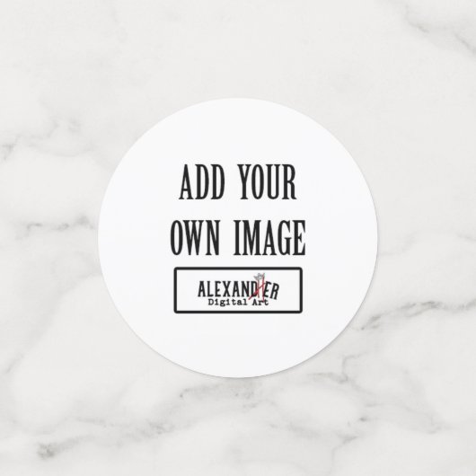 カスタム バースデーパーティー、シャワー、ウェディング、卒業式 コンフェッティ (スモール正面)