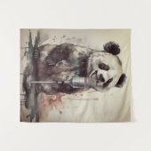 カスタム パンダ ミュージック ファクトリー シンギング タペストリー (正面(横))