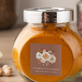 カスタム パンプキンスパイスブレンド ギフト スクエアシール