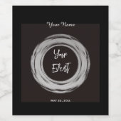 カスタム パーソナライズド アブストラクト ワインラベル (シングルラベル)