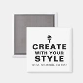 カスタム パーソナライズド 企業 ブランディング デザイン マグネット (正面/裏面)