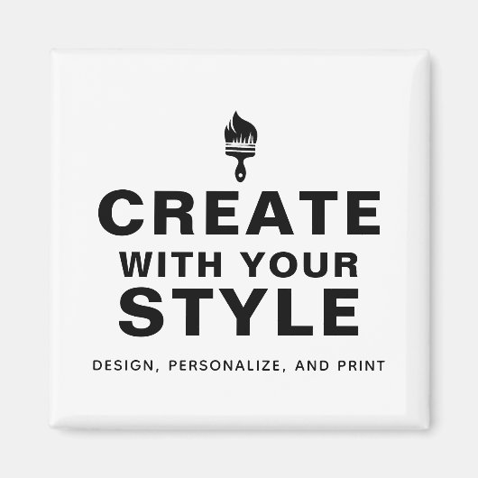 カスタム パーソナライズド 企業 ブランディング デザイン マグネット (正面)