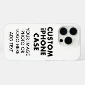 カスタム パーソナライズ iPHONE 16 PRO BARELY THERE Case-Mate iPhoneケース (裏面 (横))