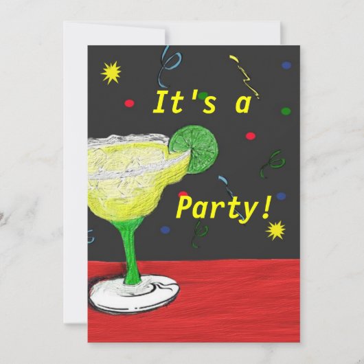 カスタム パーティーしよう 招待状 (正面)