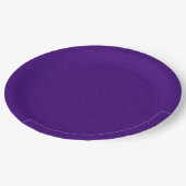 カスタム パープル グリッター ノイズ ペーパー プレート (アングル)