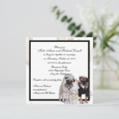 カスタム·パ結婚グ·招待状 招待状 (スタンド正面)