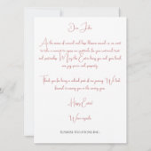 カスタム ビジネス イースター グリーティング カード (裏面)