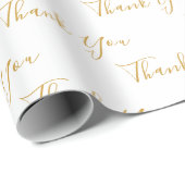 カスタム ビジネス ロゴ ありがとうございます ラッピングペーパー (ロールコーナー)
