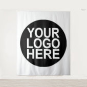 カスタム ビジネス ロゴ タペストリー (正面)