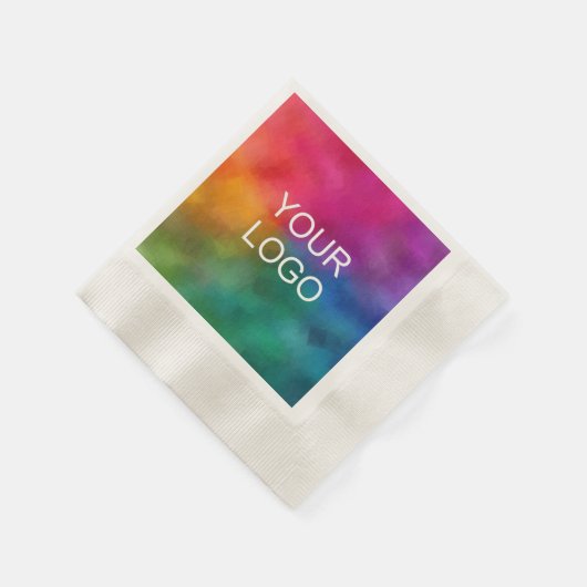 カスタム ビジネス ロゴ テキスト ここにコイン オーダーメイド カクテル 縁ありカクテルナプキン (角)