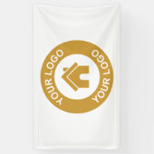 カスタム ビジネス ロゴ プロモーション バナー 横断幕 (縦)