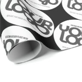 カスタム ビジネス ロゴ ラッピングペーパー (ロールコーナー)