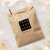 カスタム ビジネス ロゴ 会社名 パーティー フェイバーバッグ (クリップ留めされた状態)