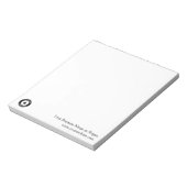 カスタム ビジネス ロゴ 名前 ウェブサイト プロモーショナル ノートパッド (回転)