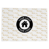 カスタム ビジネス ロゴ 大きな ギフト バッグ ラージペーパーバッグ (裏面)