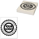 カスタム ビジネス ロゴ 大型 ゴム スタンプ (押印)
