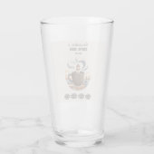 カスタム ビンテージ 海岸カフェ グッズ タンブラーグラス (裏面)
