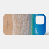 カスタム ビーチ 海の波 海辺 砂 Case-Mate iPhoneケース (裏面 (横))