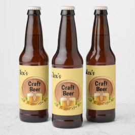 カスタム ビール ラベル セット
