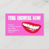 カスタム・ピンク・リップス・トゥース・ジ気にーム 名刺 (正面)