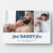 カスタム・ファザーズ・デイ・フォト・コラージュ・最高のダディ・エバー フォトプラーク (正面)