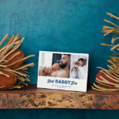 カスタム・ファザーズ・デイ・フォト・コラージュ・最高のダディ・エバー フォトプラーク (側面)