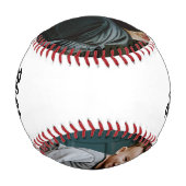 カスタム・ファザーズ・デイ・最高のパパ 野球ボール (裏面)