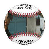 カスタム・ファザーズ・デイ・最高のパパ 野球ボール (正面)