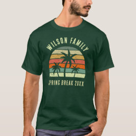 カスタム ファミリーリユニオン ビーチ Tシャツ