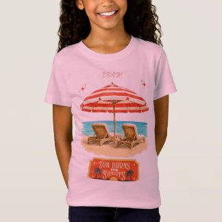 カスタム ファミリー バケーション サマー ビーチ キッズ Tシャツ