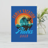 カスタム ファミリー バケーション モード 招待状 (スタンド正面)