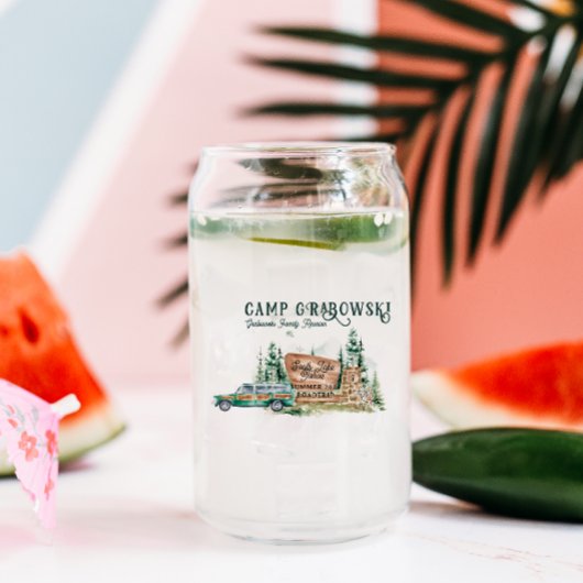 カスタム ファミリー リユニオン ロード トリップ キャンプ ガラス缶