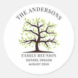 カスタム ファミリー リユニオン 家系図 ラウンドシール