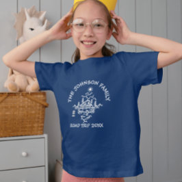 カスタム ファミリー ロードトリップ 森林山岳 Tシャツ