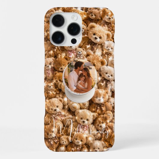 カスタム ファミリー 名前 iPhone 16 Pro Max ケース c (裏面)