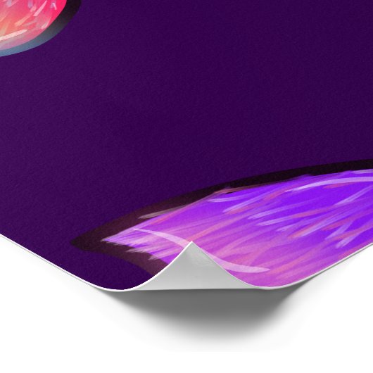 カスタム ファンタジー ネイチャー アート ポスター (角)