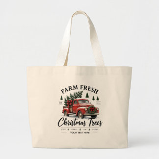 カスタム ファーム フレッシュ クリスマスツリー トートバッグ