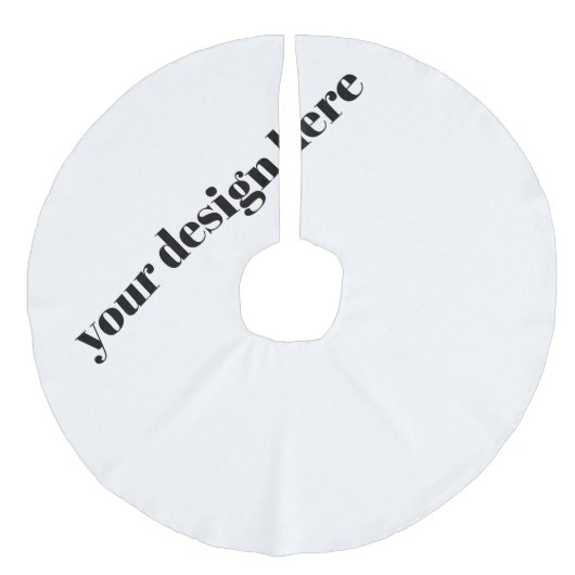 カスタム フェイクリネンツリースカート (正面)