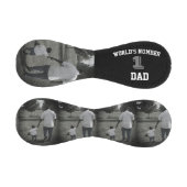 カスタム・フォト・ワールドのパパ第一の父の日 野球ボール (パネル)