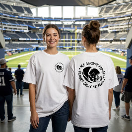 カスタム フットボール ママ ヘルメット グラフィック デザイン お気に入り Tシャツ