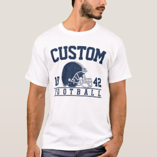 カスタム フットボール ヴィンテージ グラフィックTシャツ Tシャツ
