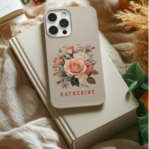 カスタム フラワーズ ローズ スマホケース 女性＆ママ用 Case-Mate iPhone 14 PROケース