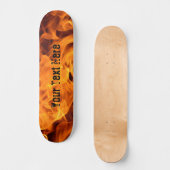カスタム!フレイムスケートデッキスケートボード/ウォールアート スケートボード (正面)