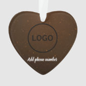 カスタム フレンド 犬 ミドル オーナメント (裏面)