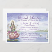 カスタム ブライダルシャワーの招待状 ヒンドゥー教 / ヨガスタイル 招待状 (正面/裏面)